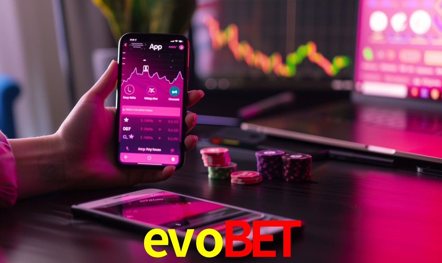 Comparação APP mobile vs versão web da evobet